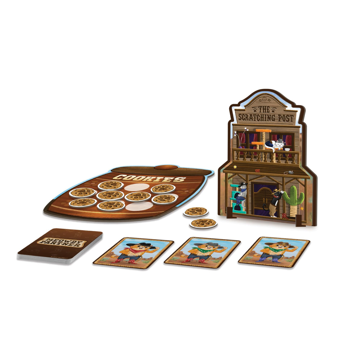 Peaceable Kingdom Meowdy Partner Cooperative Matching Game | Preschool Memory & Team Play (Ages 3–5)
