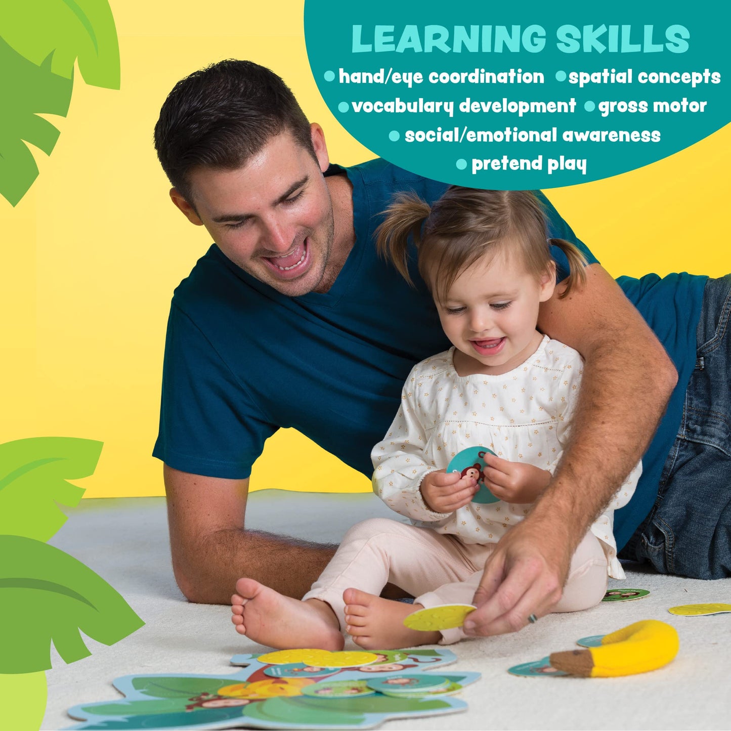 Peaceable Kingdom Monkey Around — First Game for Toddlers (Ages 2+)