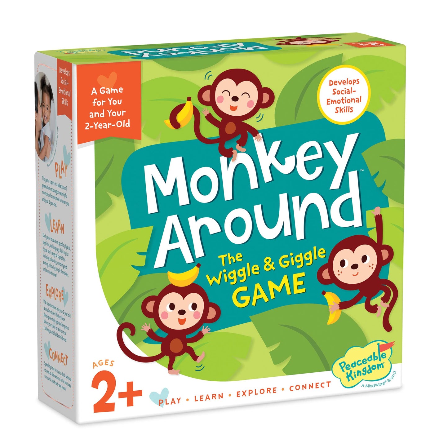 Peaceable Kingdom Monkey Around — First Game for Toddlers (Ages 2+)