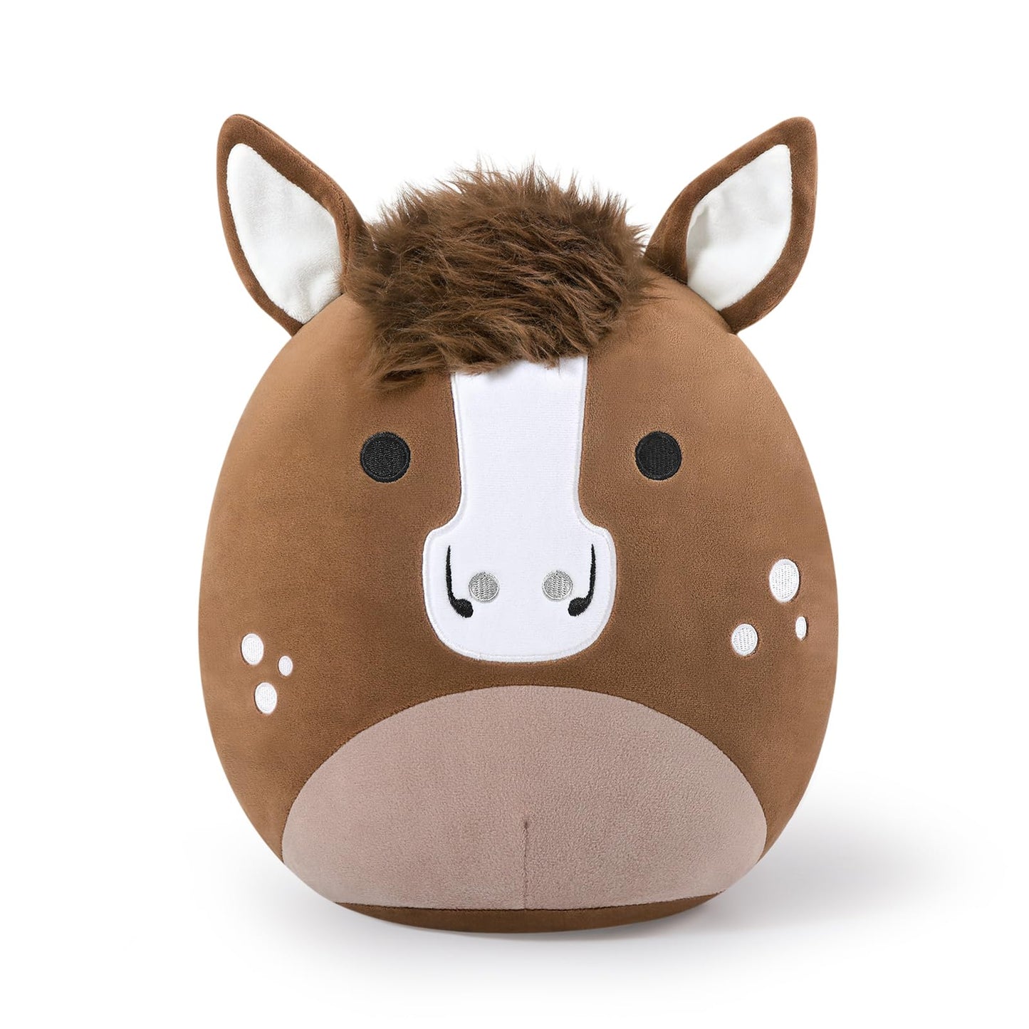 PEACH CAT Original Quarter Horse Plush Toy – 12-Inch Cute Horse Stuffed Animal