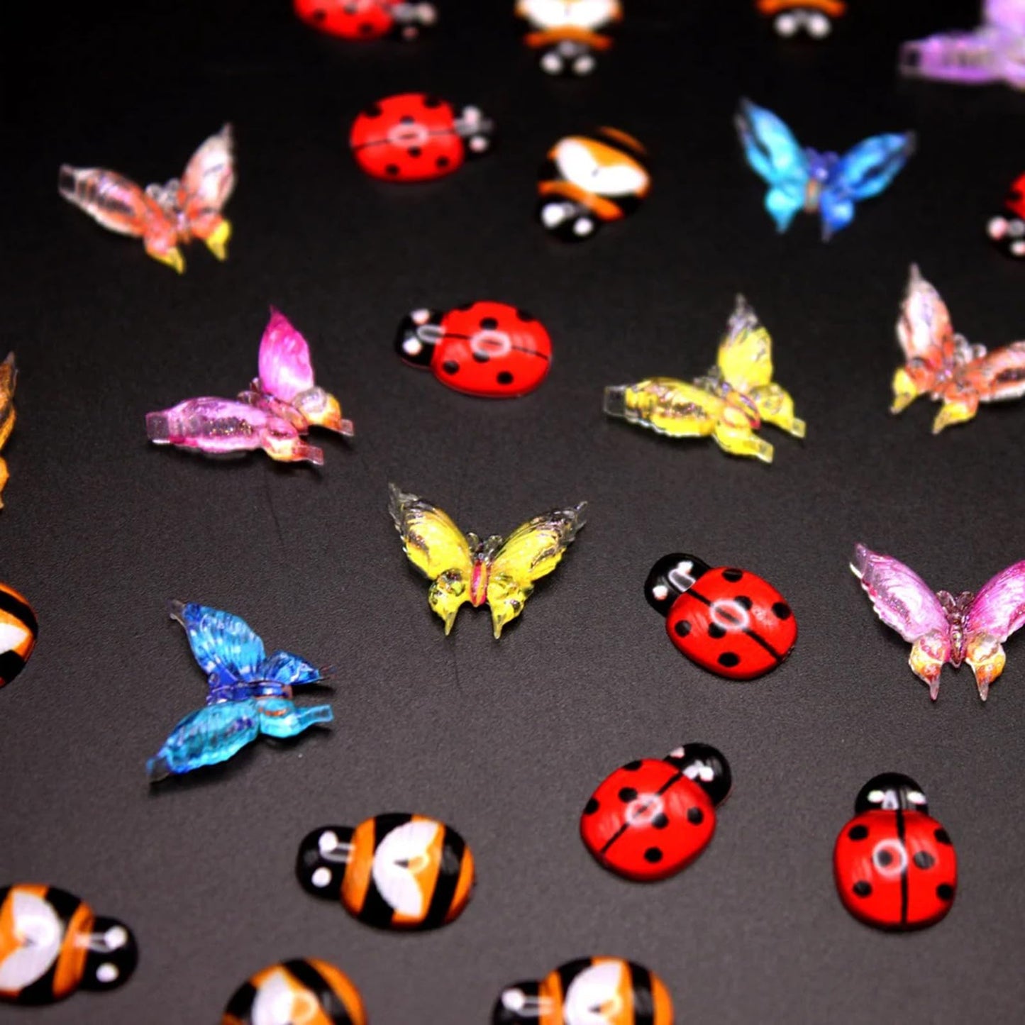 Peachcor Miniature Resin Insect Set – 32 PCS for Fairy Gardens, Dollhouses & Terrariums