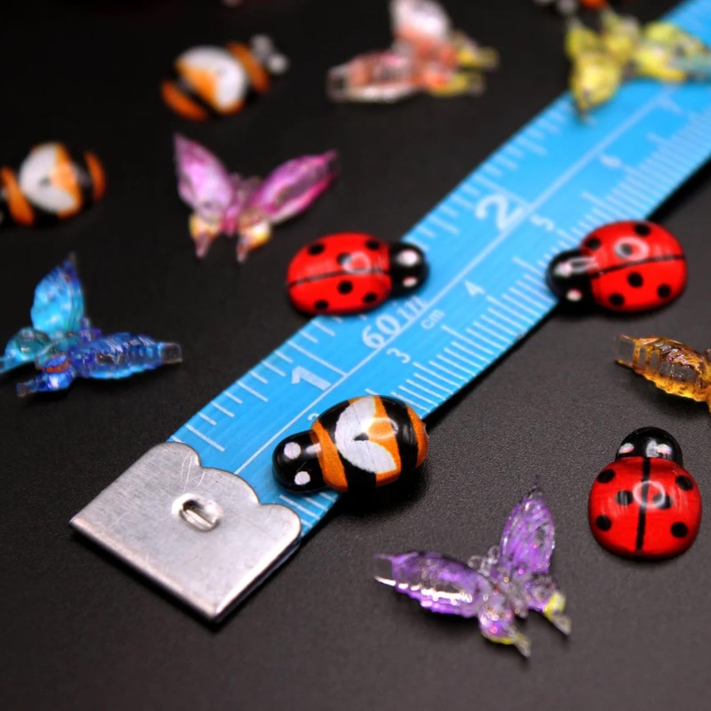 Peachcor Miniature Resin Insect Set – 32 PCS for Fairy Gardens, Dollhouses & Terrariums