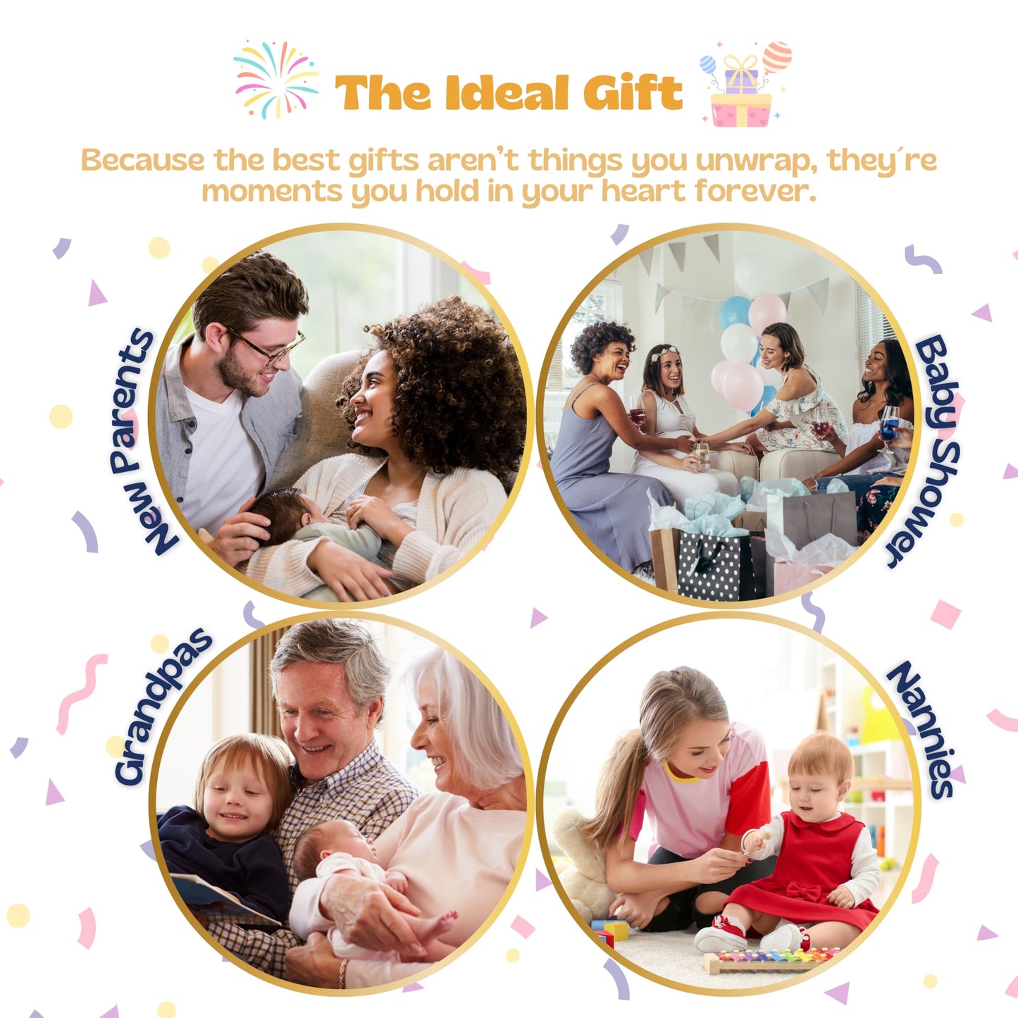 Peak and Rainbow Montessori Baby Activity Cards 0-12 Months | 40+ Creative Play Activities