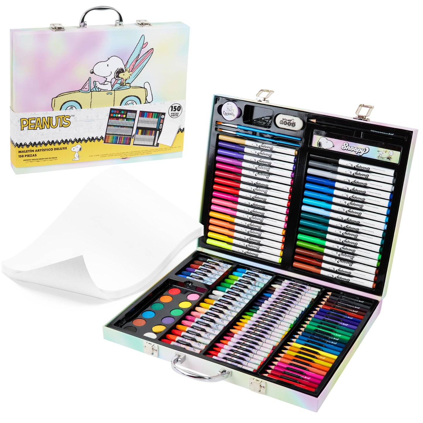 Peanuts Snoopy Inspiration Art Case – All-in-One Kids Drawing Kit