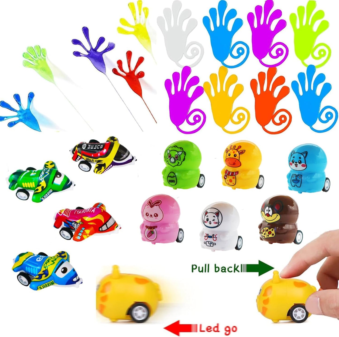 Pebatoor 118 Pcs Party Favors Set | Kids Fidget Toys & Prize Box Prizes