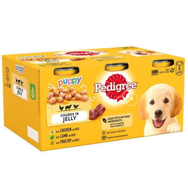 Pedigree Tins Puppy Mixed Selection in Jelly 400g x 24