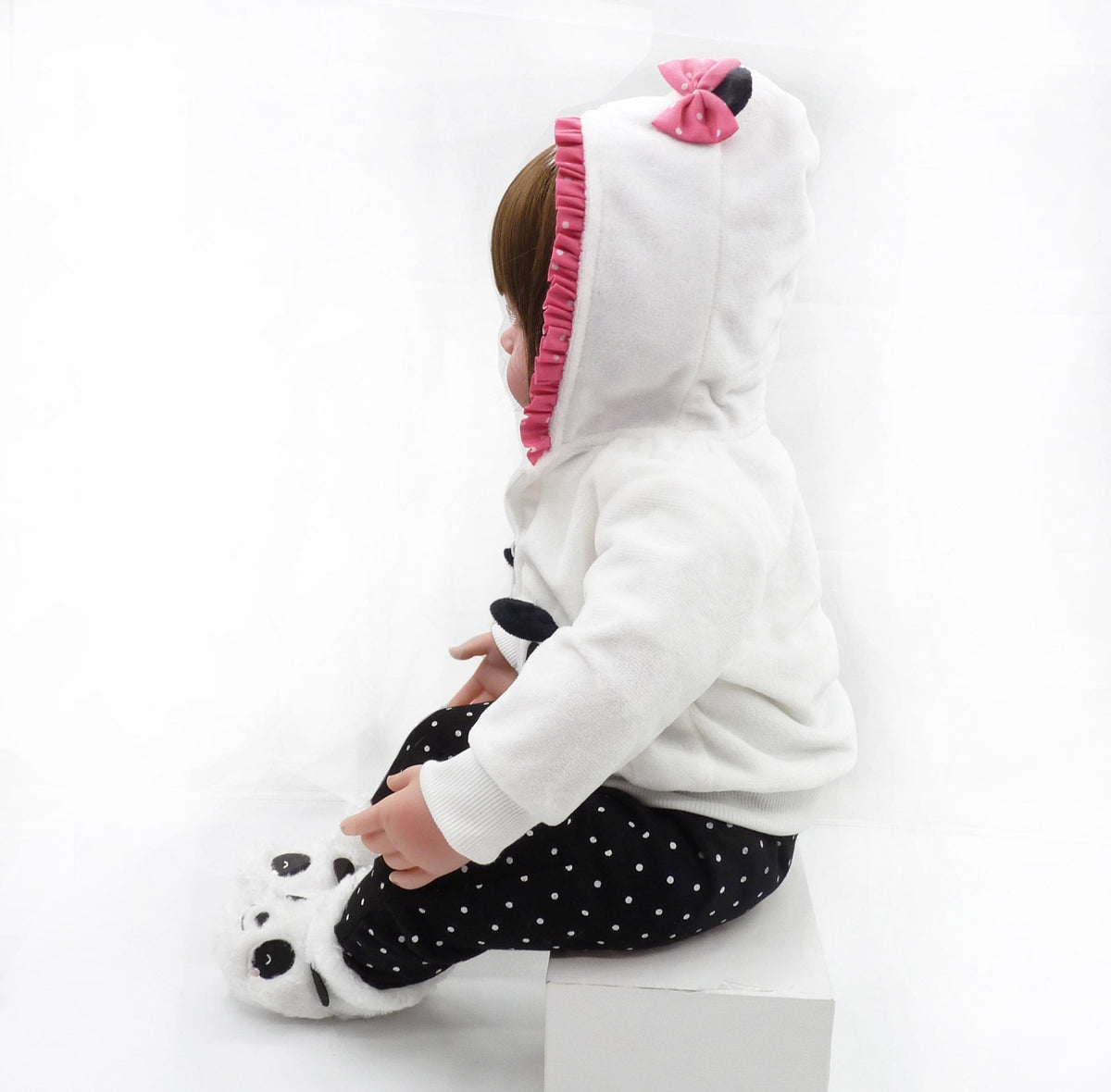 Pedolltree 18-Inch Panda Outfit Set for Reborn Dolls – 17-19 Inch Matching Clothes