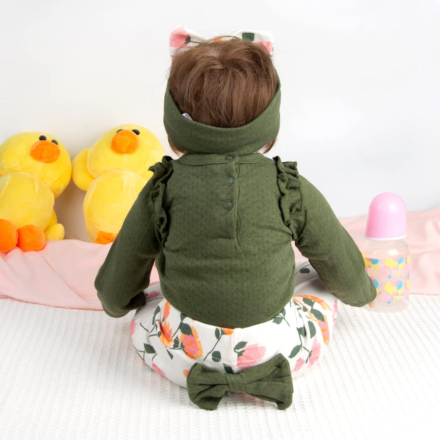 Pedolltree Reborn Dolls Clothes 24-Inch 4-Piece Outfit Set for 22-24-Inch Dolls