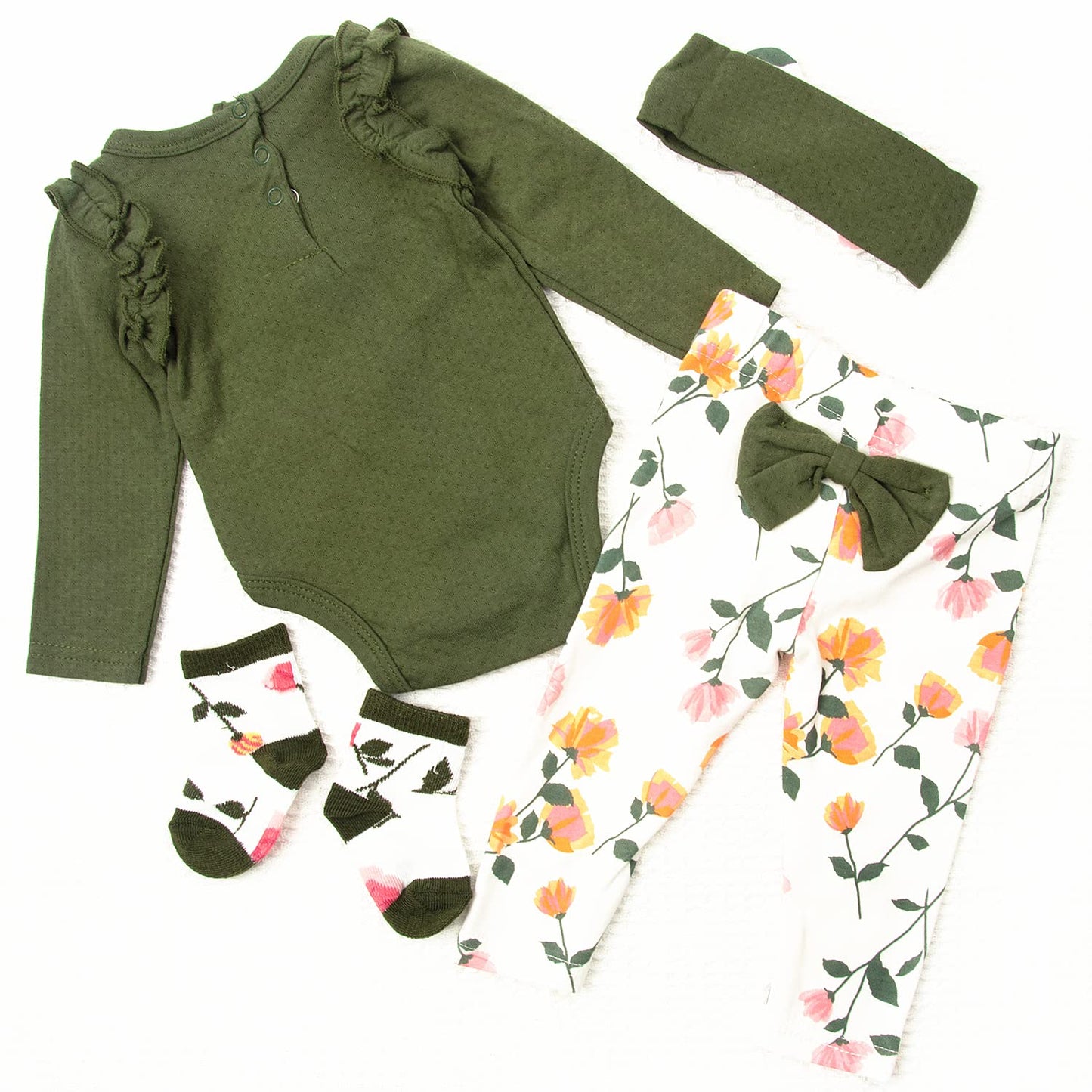 Pedolltree Reborn Dolls Clothes 24-Inch 4-Piece Outfit Set for 22-24-Inch Dolls