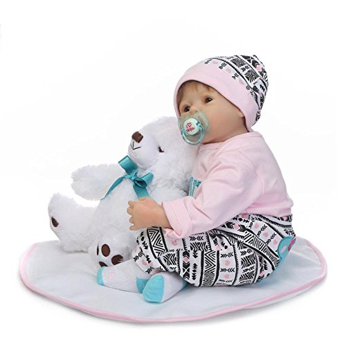 Pedolltree Reborn Dolls Pink Outfit Set for 20-22 inch Dolls | Hat, Shirt, Trousers, Sock