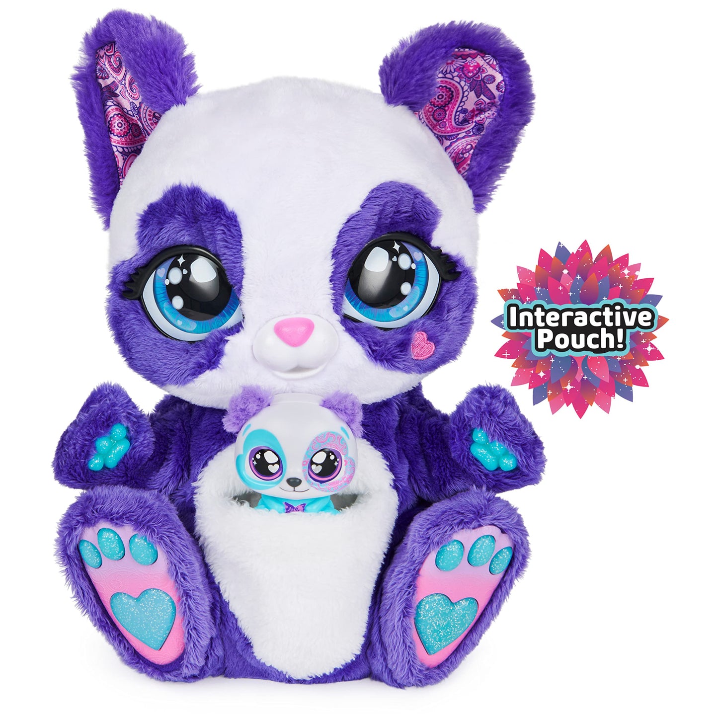 Peek-A-Roo Interactive Panda-Roo Plush with Mystery Baby-Roo Surprise | 150+ Sounds & 10+ Games