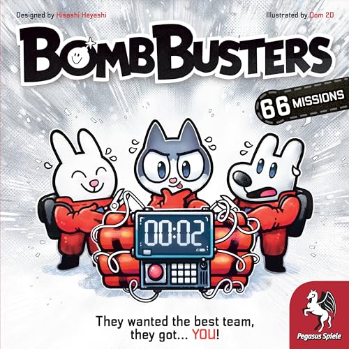 Pegasus Spiele Bomb Busters Board Game – Cooperative Bomb Defusal Missions
