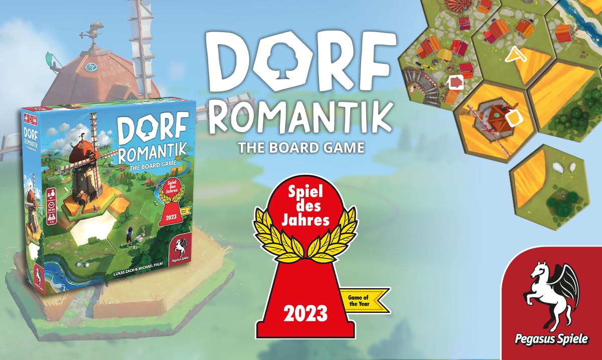 Dorfromantik – The Board Game US Edition | Pegasus Spiele, Game of the Year 2023 Winner