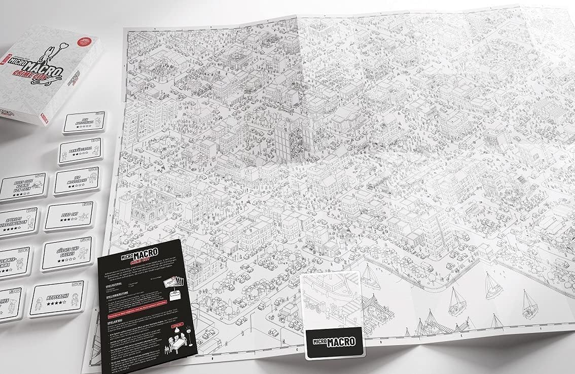 MicroMacro: Crime City – Cooperative Detective Board Game by Pegasus Spiele (1-4 Players)