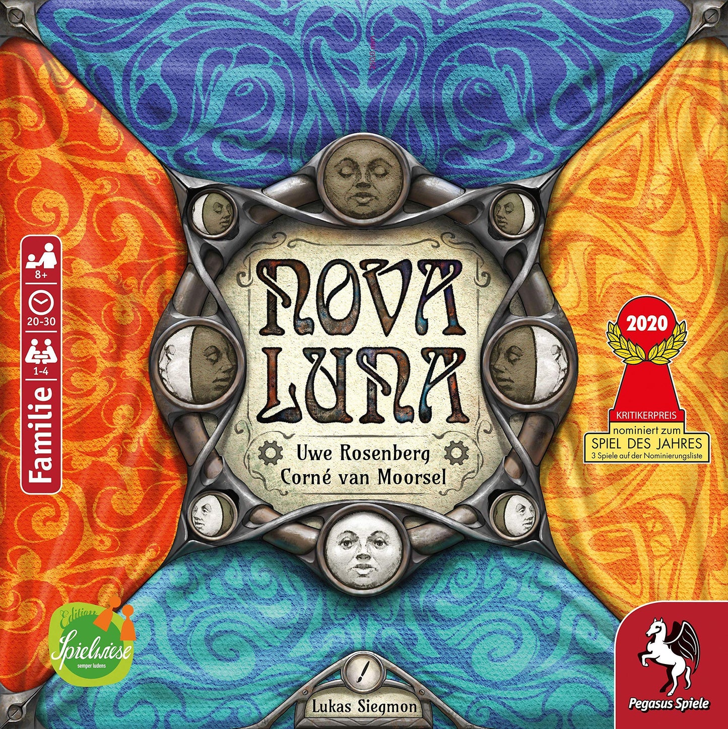 Nova Luna by Pegasus Spiele – Family Board Game for 1-4 Players | 20-30 Min