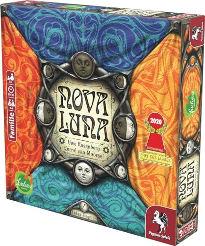 Nova Luna by Pegasus Spiele – Family Board Game for 1-4 Players | 20-30 Min