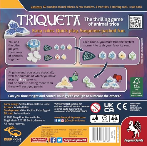 Triqueta - Celtic-Inspired Set Collection Board Game by Pegasus Spiele