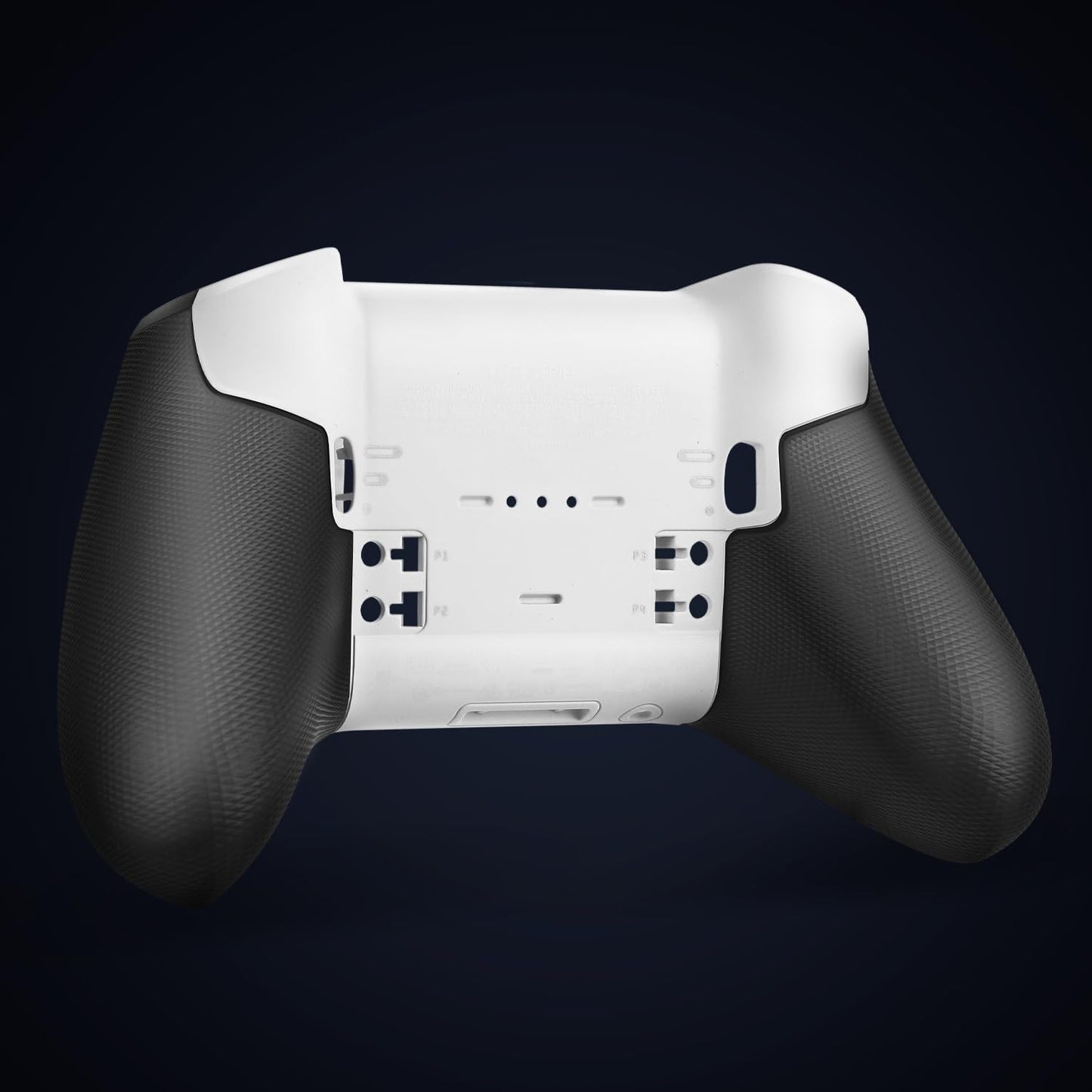 Pelidox Front & Back Housing Shell with Grip Cover for Elite Series 2 Controller – White