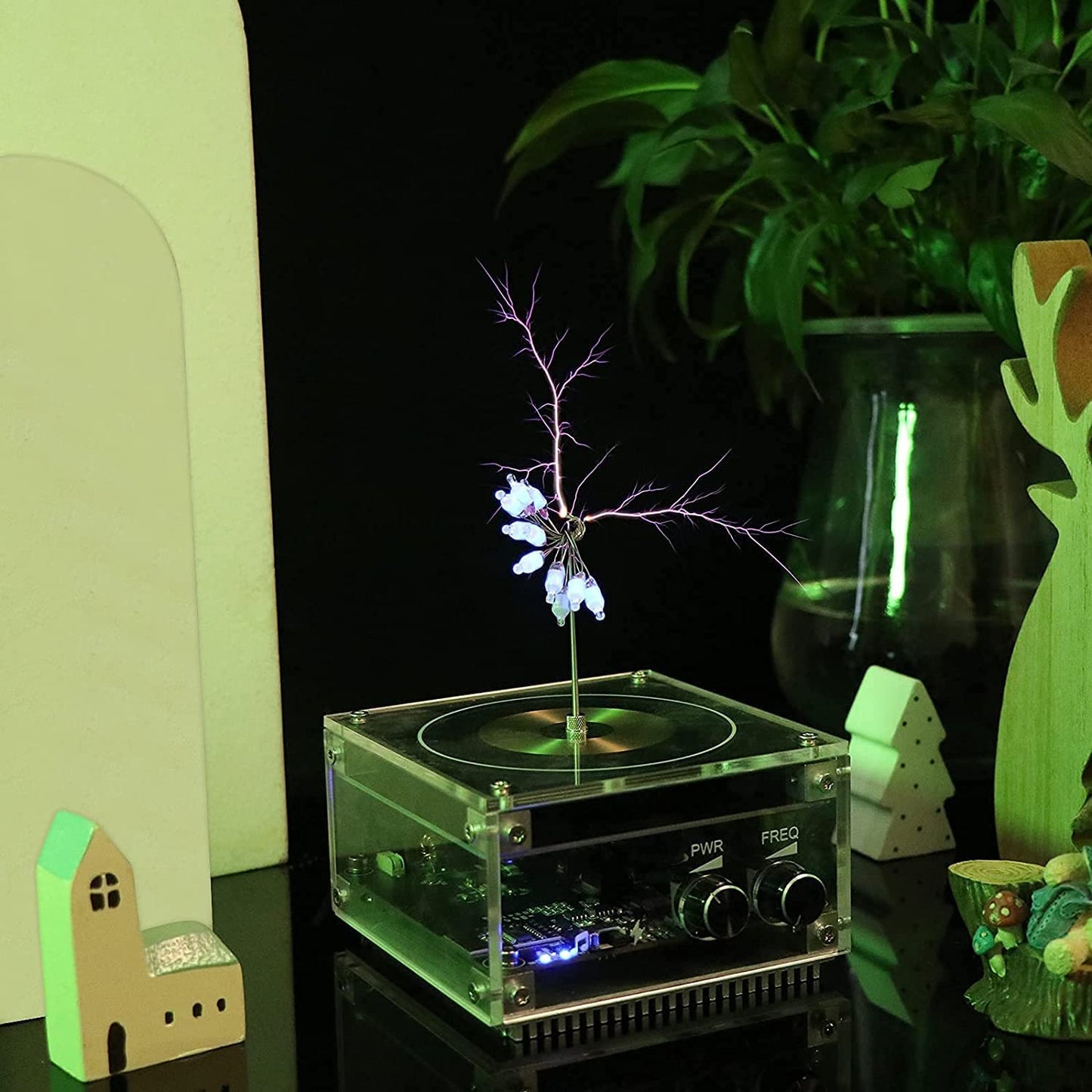 PEMENOL Musical Tesla Coil – Interactive Classroom Arc Plasma Demonstration Model