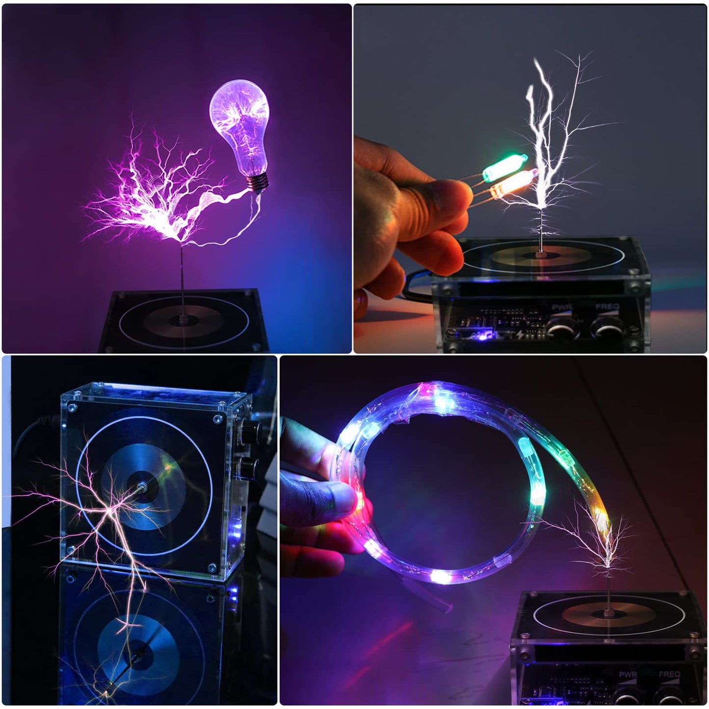 PEMENOL Musical Tesla Coil – Interactive Classroom Arc Plasma Demonstration Model