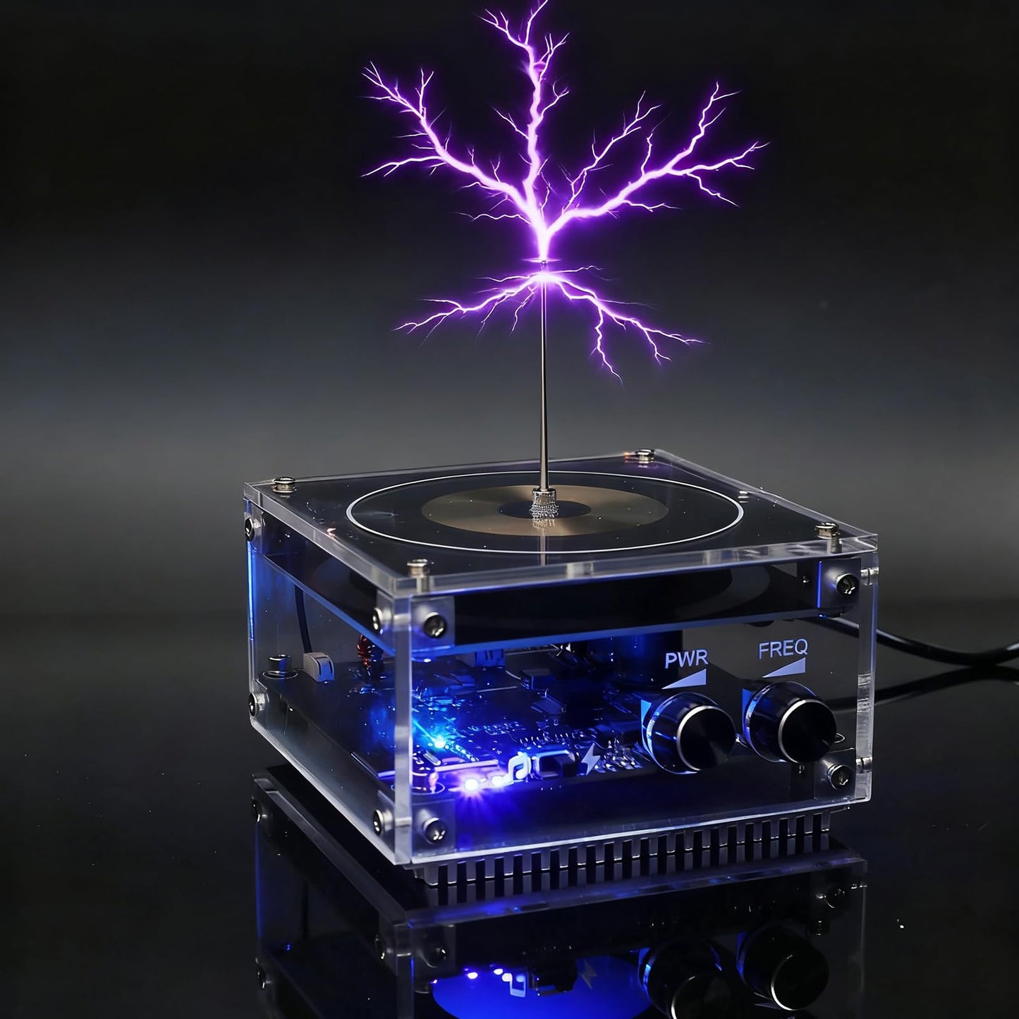 PEMENOL Musical Tesla Coil – Interactive Classroom Arc Plasma Demonstration Model