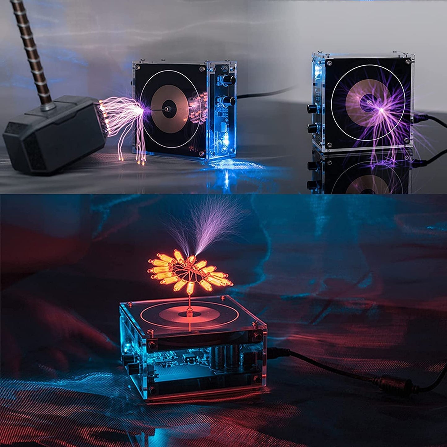 PEMENOL Musical Tesla Coil – Interactive Classroom Arc Plasma Demonstration Model