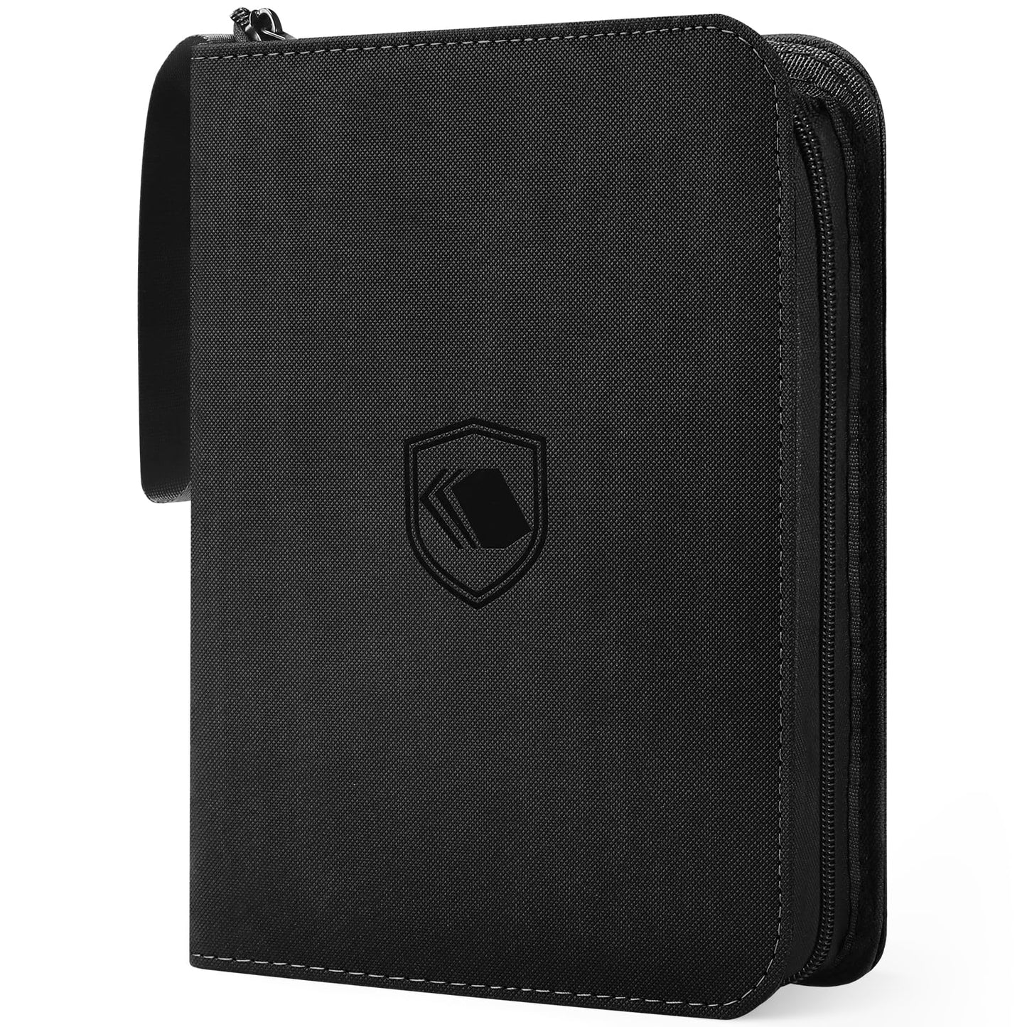 Pemocyny 440-Pocket PU Leather Trading Card Binder – Zipper Album