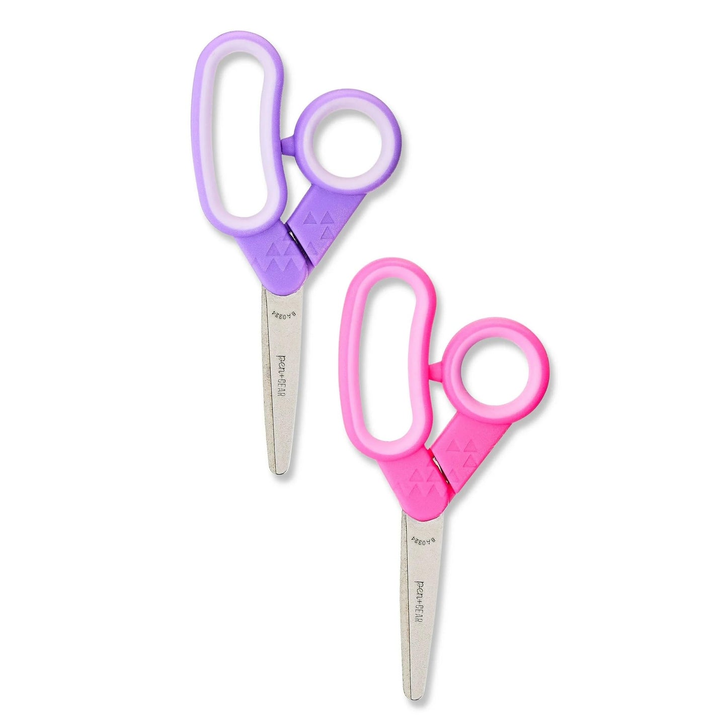 Pen+Gear DAONEG 5-Inch Kids Safe Blunt-Tip Scissors | 2 Pack (Pink/Purple)