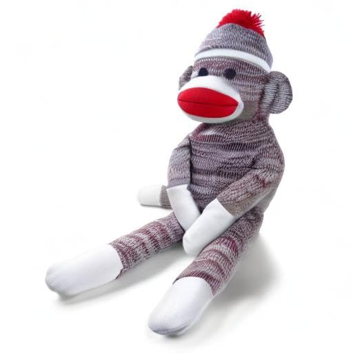 Pennington Bear Company The Original Sock Monkey - Hand-Knit Plush, 20-Inch