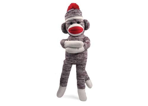 Pennington Bear Company The Original Sock Monkey - Hand-Knit Plush, 20-Inch