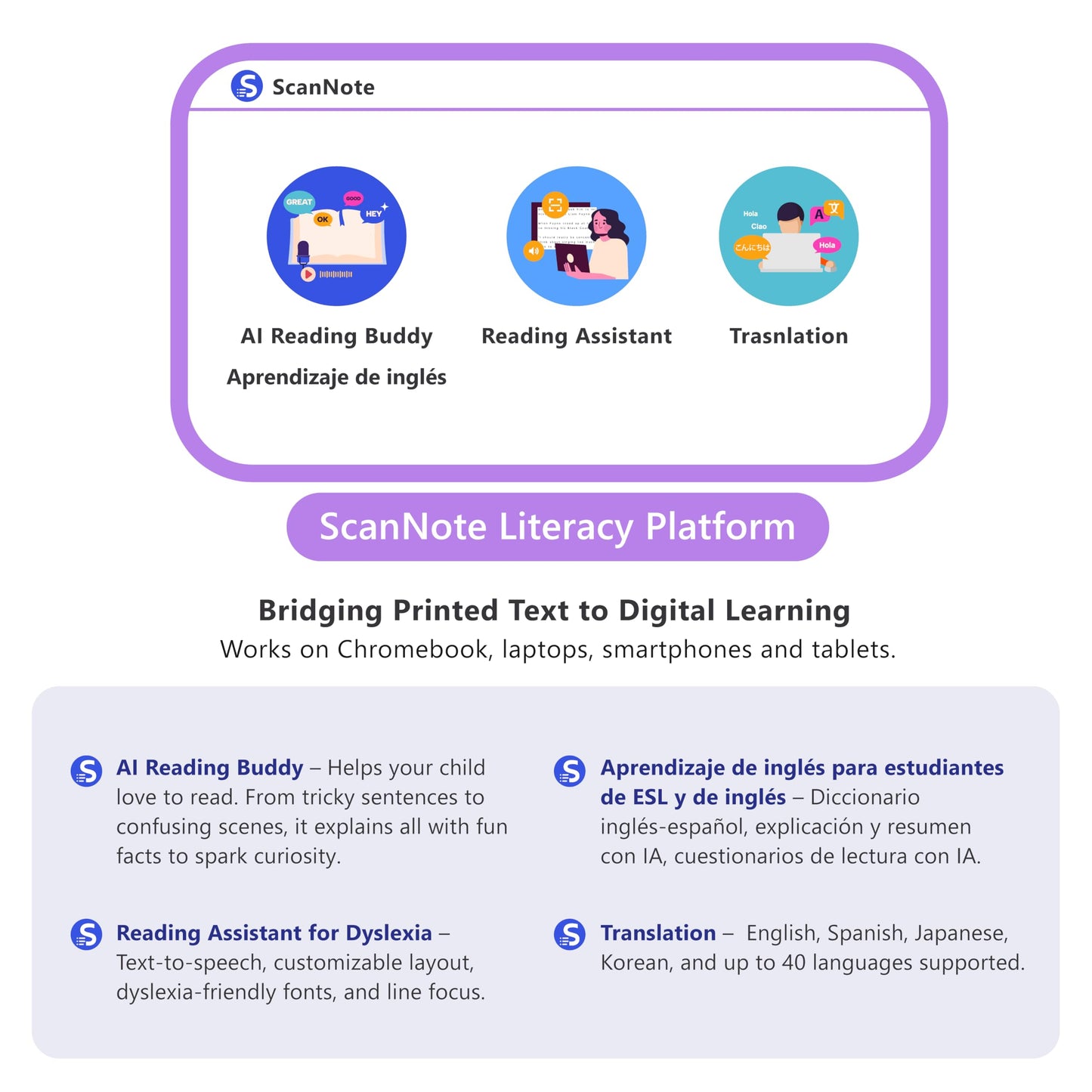 WorldPenScan AI Reader — AI Reading Buddy & Dictionary for Kids | PenPower