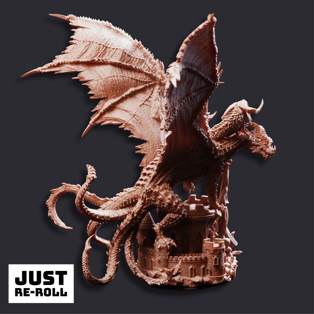 Pentelia Mother of All Dragons - 3D Printed Monster Miniature