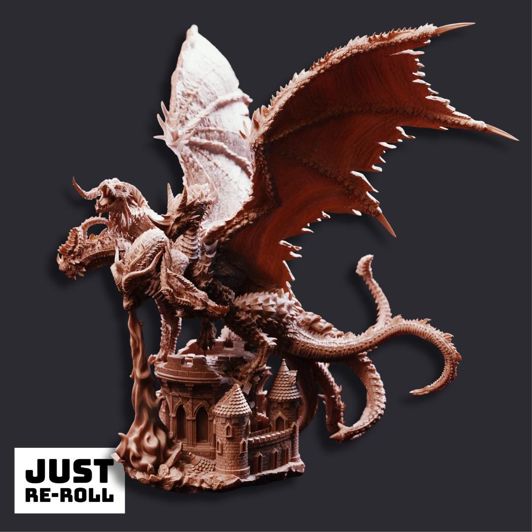 Pentelia Mother of All Dragons - 3D Printed Monster Miniature