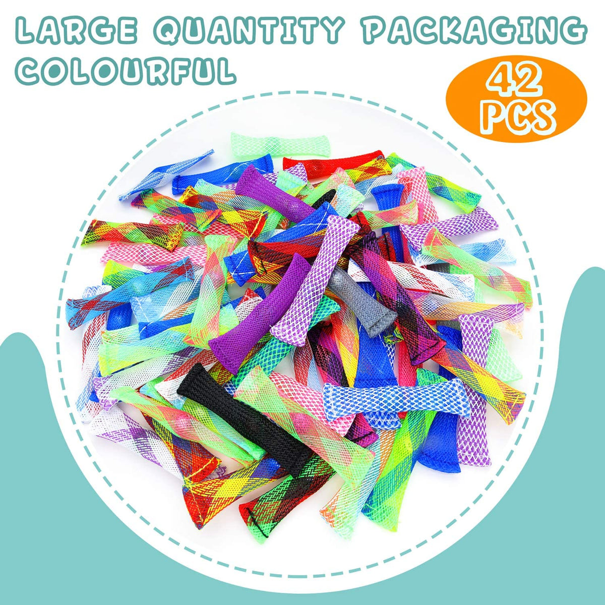 PenVinoo 42-Pack Marble Mesh Fidget Toys – Stress Relief & Focus for Adults & Students