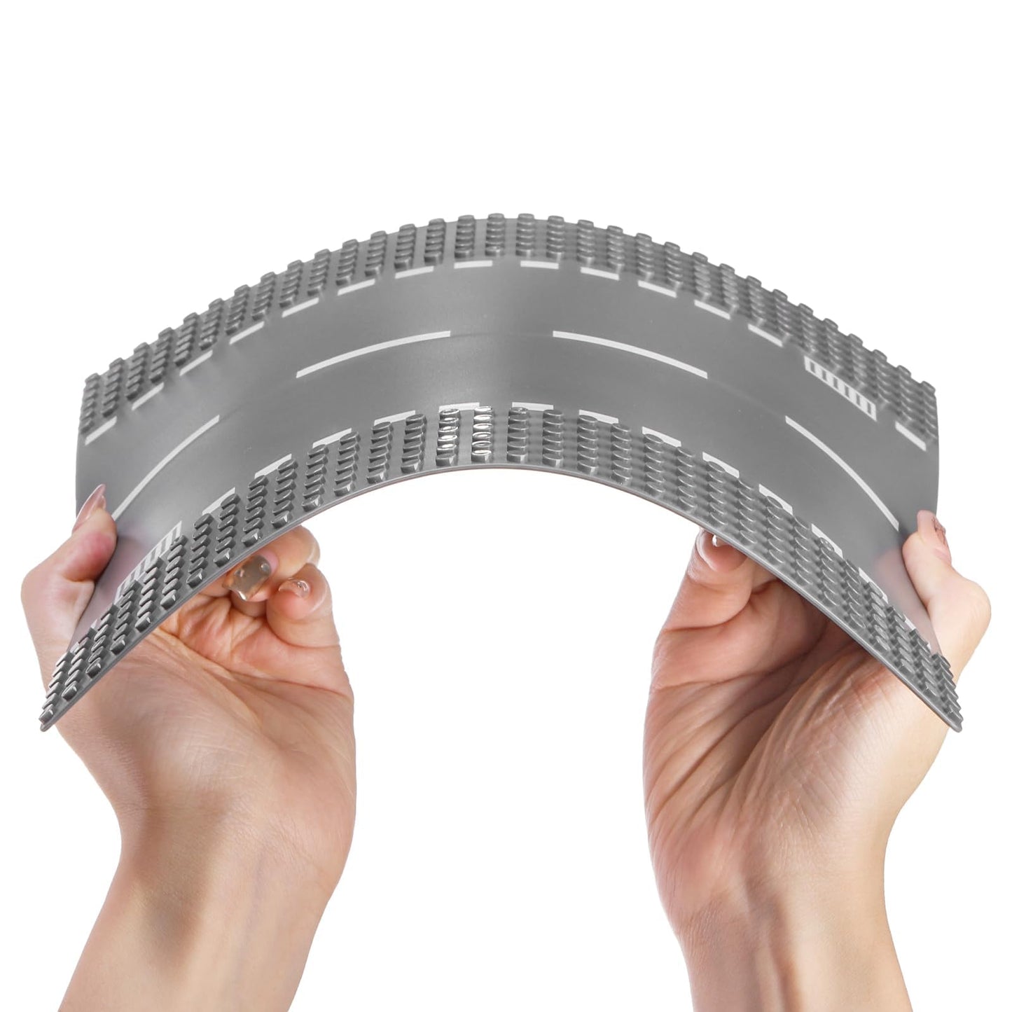 Peohud 12-Piece Road Base Plates (10x10) – Compatible with All Major Brick Brands