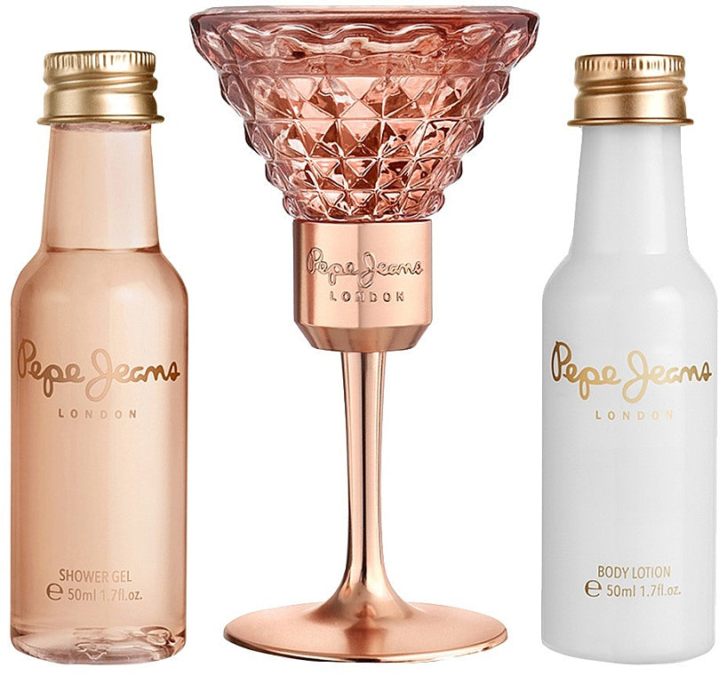 Pepe Jeans For Her Gift Set 30ml EDP + 50ml Body Lotion + 50ml Shower Gel Women's Fragrance