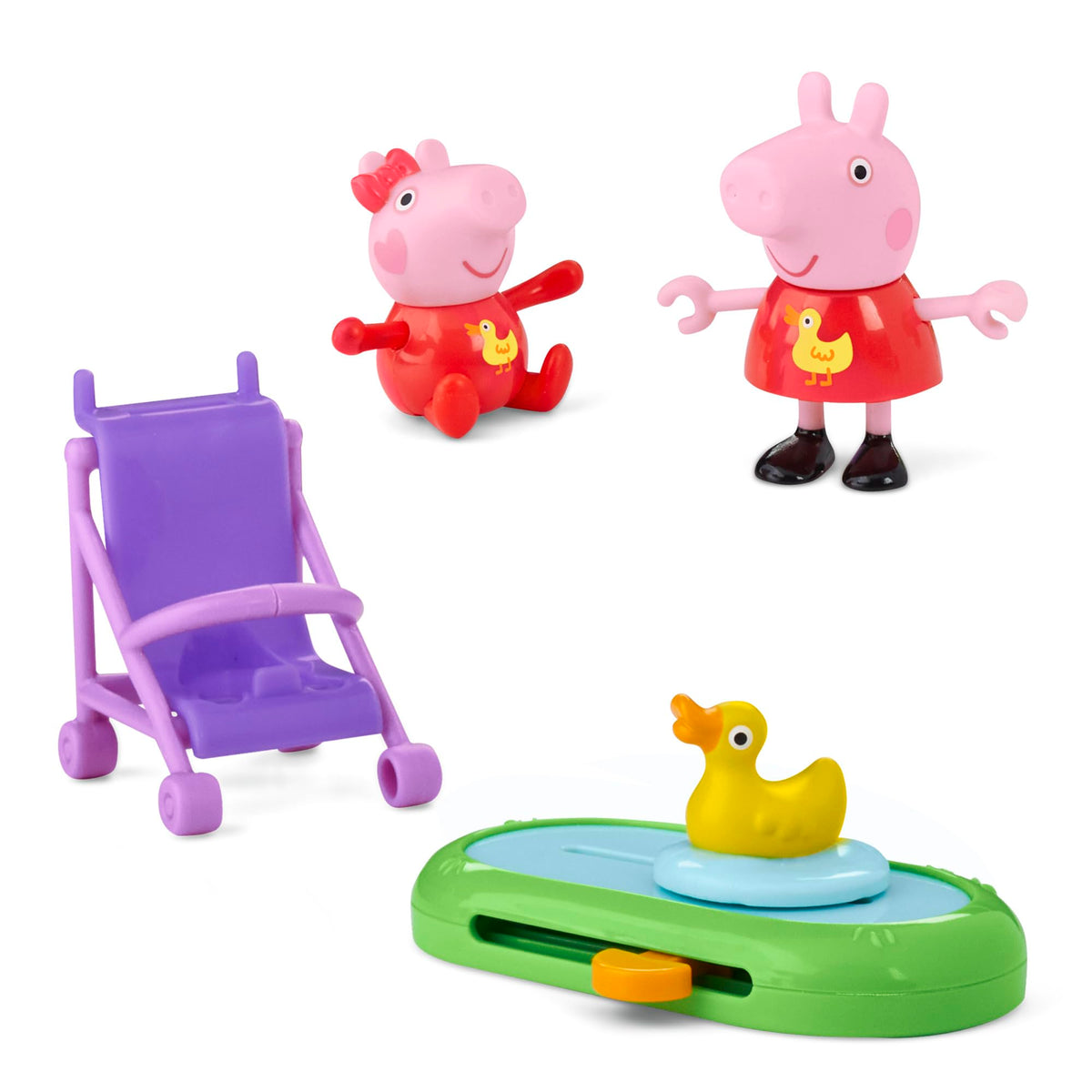 Peppa Pig Park Fun Playset – 2 Figures & 2 Accessories | Preschool Toys for Ages 3+