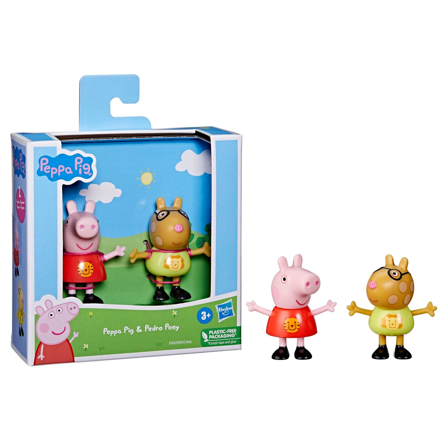 Peppa Pig & Pedro Pony 2-Pack – 3-Inch Scale Preschool Figures