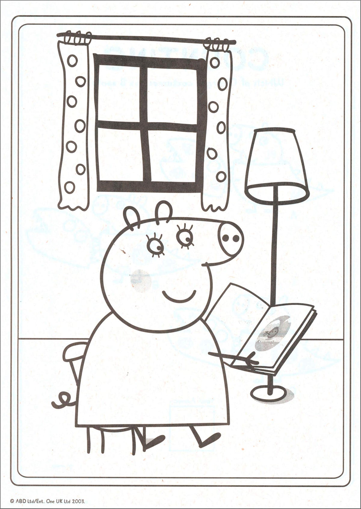 Peppa Pig Coloring and Activity Set – 80-Page Coloring Book, Stickers & Door Hanger
