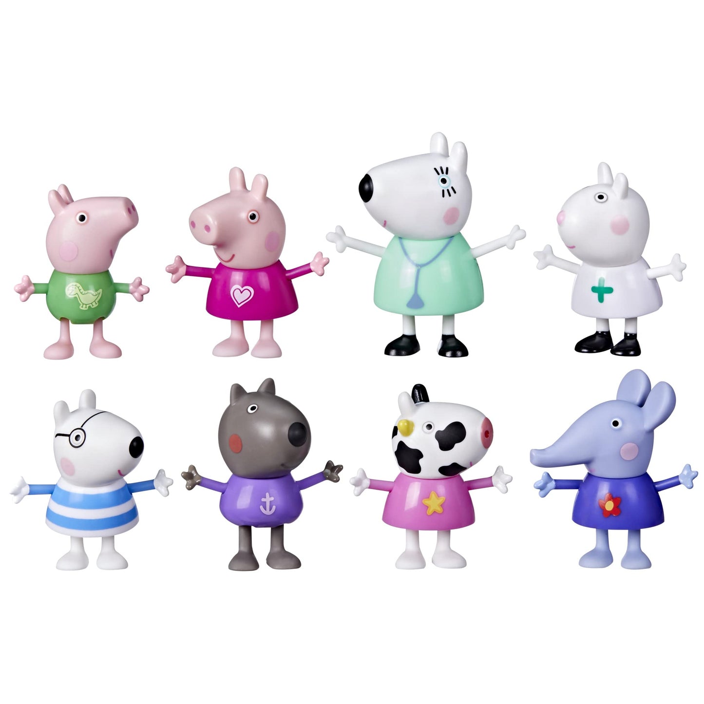 Peppa Pig Dr. Polar Bear Calls on Peppa and Friends Figure Pack – 8 Figures, Amazon Exclusive, Ages 3+
