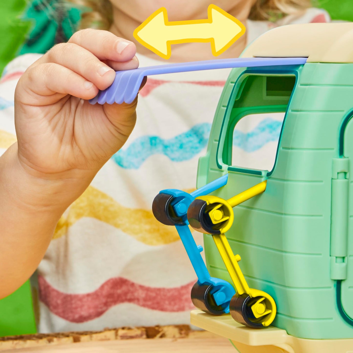 Peppa Pig Caravan Playset – 3 Figures, 6 Accessories | Preschool Toy Gift (Ages 3+)