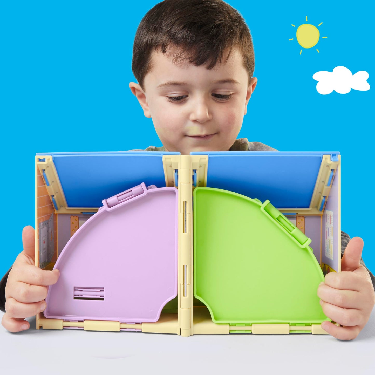 Peppa Pig Pop-Open Playgroup Playset with Figure – 3+ Preschool Toy