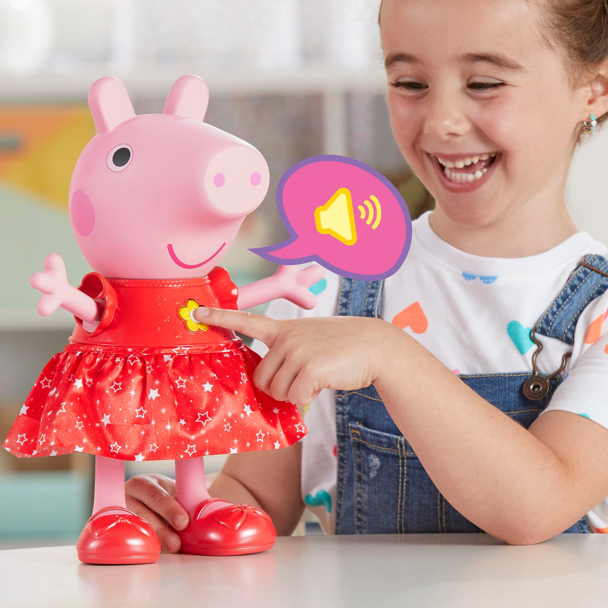 Peppa Pig Muddy Puddles Party Doll — Interactive Singing & Dancing Toy for Preschoolers (Ages 3+)