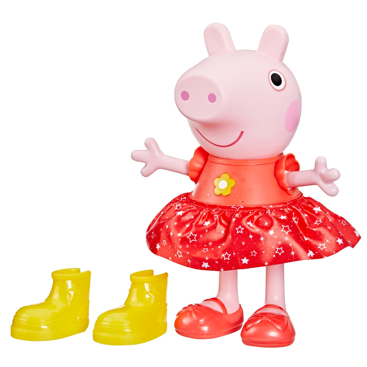 Peppa Pig Muddy Puddles Party Doll — Interactive Singing & Dancing Toy for Preschoolers (Ages 3+)