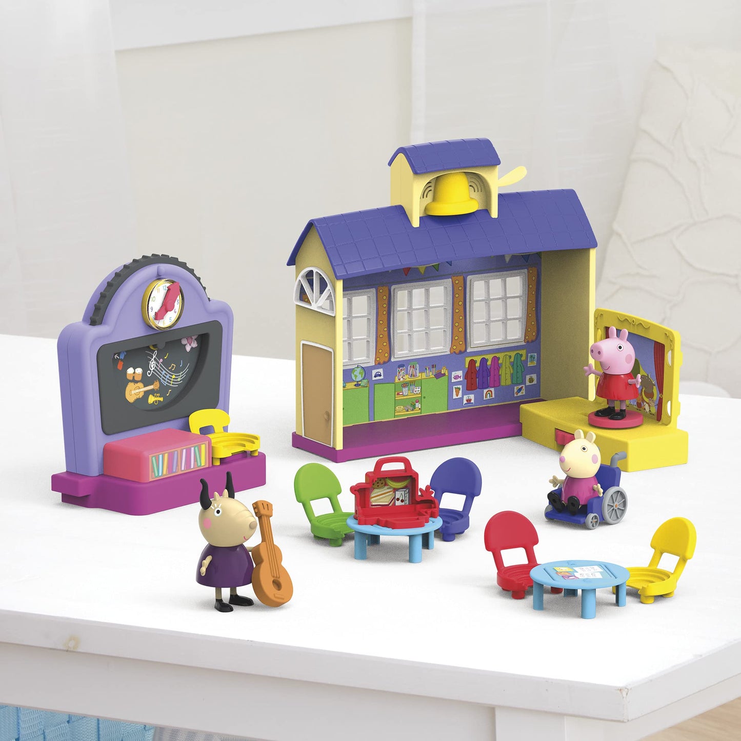 Peppa Pig Peppa’s Adventures Playset – School Playgroup Preschool Toy for Ages 3+