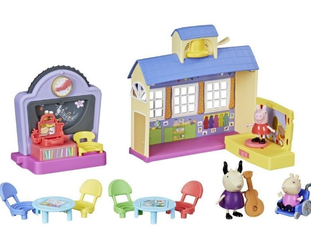 Peppa Pig Peppa’s Adventures Playset – School Playgroup Preschool Toy for Ages 3+