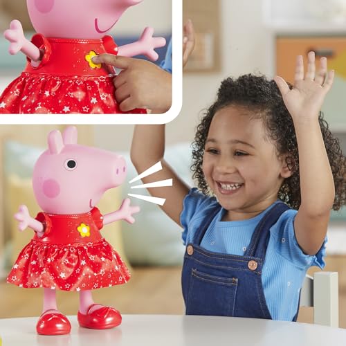 Peppa Pig Muddy Puddles Party Doll — Interactive Singing & Dancing Toy for Preschoolers (Ages 3+)