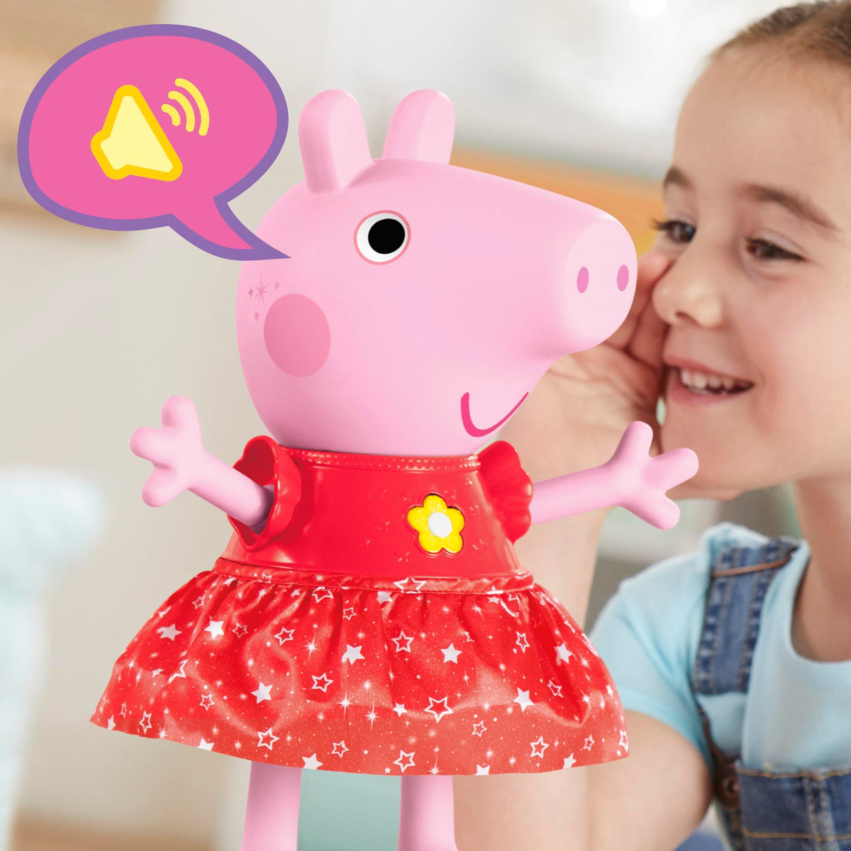 Peppa Pig Muddy Puddles Party Doll — Interactive Singing & Dancing Toy for Preschoolers (Ages 3+)