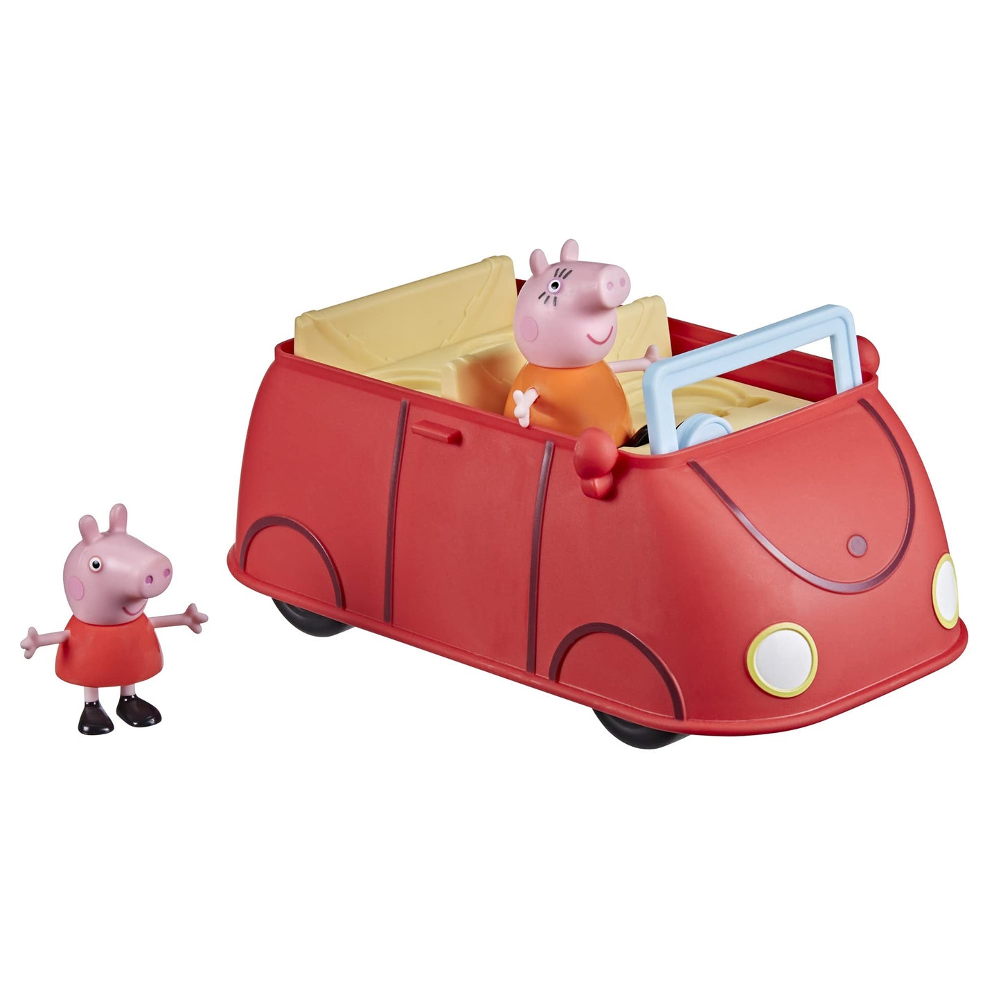 Peppa Pig Red Car Toy with 2 Figures – Ages 3+ | Peppa’s Adventures
