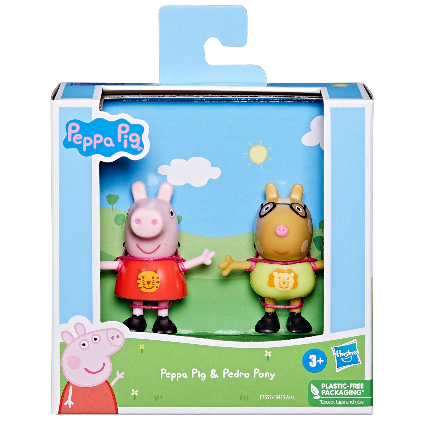 Peppa Pig & Pedro Pony 2-Pack – 3-Inch Scale Preschool Figures